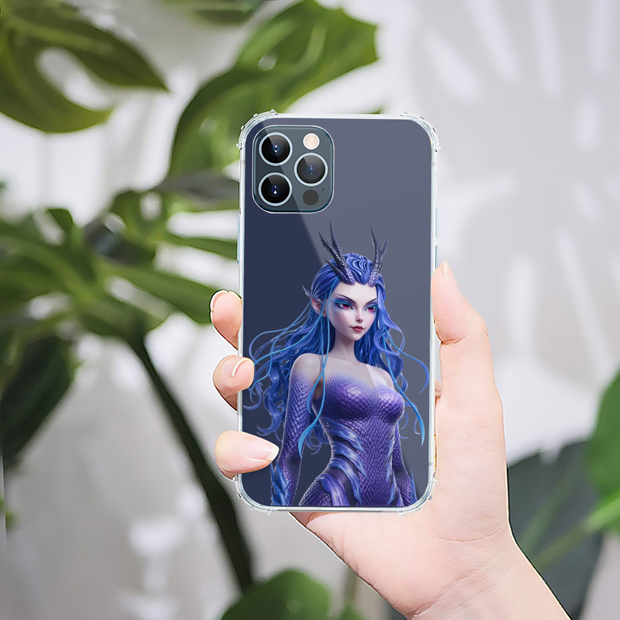 （画像用） Ne Zha 2 ナタ 魔童の大暴れ 【iPhone 12シリーズ対応】透明スマホケース（クリアソフトケース）